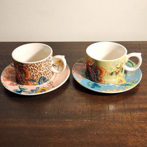 House of Hackney for Anthropologie, cups and saucers, Excellent!